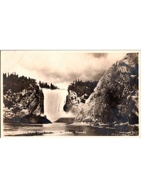 Montmorency Falls (285 feet high), Quebec, Canada Postcard